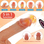 Realistic Thrusting Dildo Vibrator – Lifelike Design with Powerful Motion
