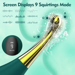 Rechargeable Clitoral & G-Spot Vibrator – 9 Modes, LCD Display, Waterproof Design