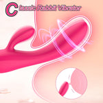 Dual-Stimulation Rabbit Vibrator - G-Spot, Clitoral & Anal Massager with 7 Modes