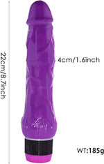 8.7" Realistic Vibrating Dildo for G-Spot & Clitoral Stimulation, Couples' Toy