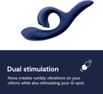 Dual Rabbit Vibrator with App Control & 10 Modes for G-Spot & Clitoral Pleasure