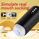 Automatic Male Masturbator with 8 Vibration & Suction, Realistic Textured Stroker