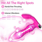 Wearable Thrusting Vibrator with App & Remote Control, Dual-Ended & 9 Modes