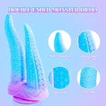 10.8'' Double-Ended Dragon Tentacle Dildo – Silicone Fantasy Toy with Suction