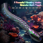 Vibrating Silicone Monster Dildo - 9 Modes, LED Octopus Tentacle G-Spot Toy