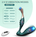 G-Spot & Clitoral Vibrator with Heating & Mini Vibrating Ball – Waterproof Massager