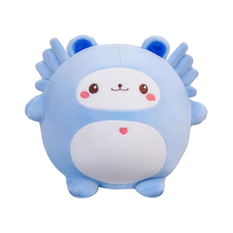 Axolotl Plush,8.07In Axolotl Stuffed Animal Plush Toys,Cute Stuffed Animal Pillow Doll With Wings For Kids And Adults.(Blue)