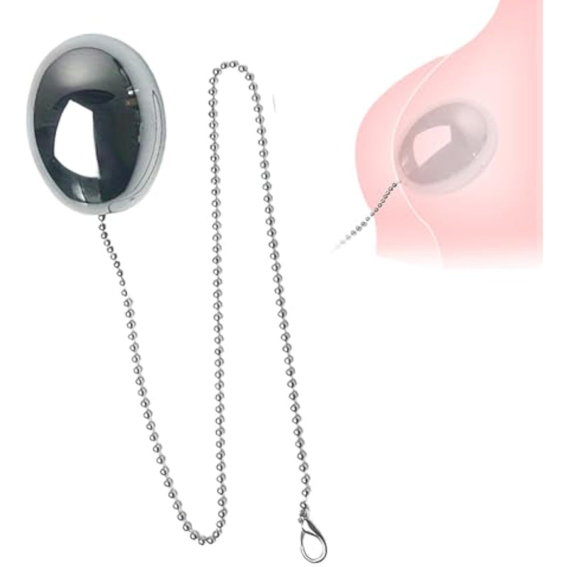 Metal Anal Beads Butt Plug Set Stainless Steel Anal Beads With Safety Chain Anal Training Kit For Beginners Advanced Users Prostate Massager Mens Anal Training(Xl)