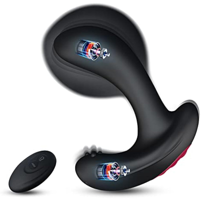 Prostate Massager Inflatable Butt Plug - Remote Control Anal Vibrator With Automatic Inflation And 10 Vibrating Modes For Adult Male Female Prostate Stimulator Anal Sex Toys For Men Women Pleasure