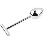 Metal Pull Rod Anal Plug Butt Trainer Metal Butt Plug S&M Adult Anal Plugs Woman Men Sex Gifts Things(35Mm)