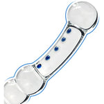 Premium Crystal Glass Pleasure Wand Prostate G-Spot Massage Unisex Anal Plug Dildo Luxury Sex Toy For Men And Women