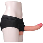 Silicone Double Sided Dildo Strapless Strap-On Dildo With Vivid Glans Realistic Double-Ended Dildo Adult Sex Toy For Lesbian Gay Couple (L)