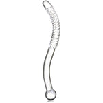 Crystal Glass Pleasure Wand Dildo Penis - Store - Smooth Glider Curved Glass,Clear