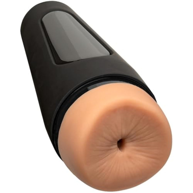 Doc Johnson Man Squeeze - Randy - Discreet Premium ULTRASKYN Stroker - Squeeze Plate for Precise Pressure - for Adults Only, Male Masturbator, Ass, Vanilla