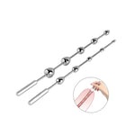 Urethra Sounding Rods Male With Handle,Metal Penis Plug In Two Sizes 10.6In/11.4In,Stainless Steel Sex Toys - Catheters & Sounds For Men (S)