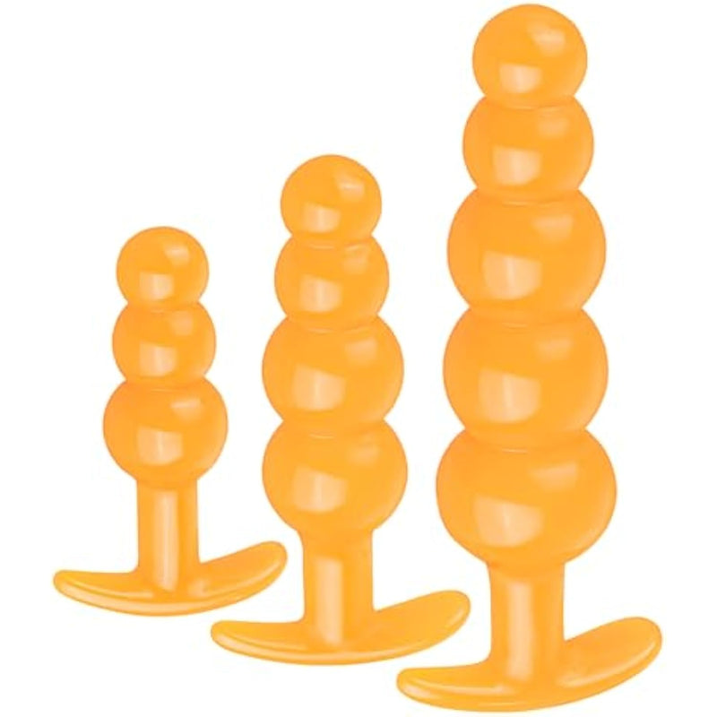 Anal Plug Beginner Set 3 Pcs Butt Adult Sex Toy Anal Training Kit G Spot Women And Men Couple Hard