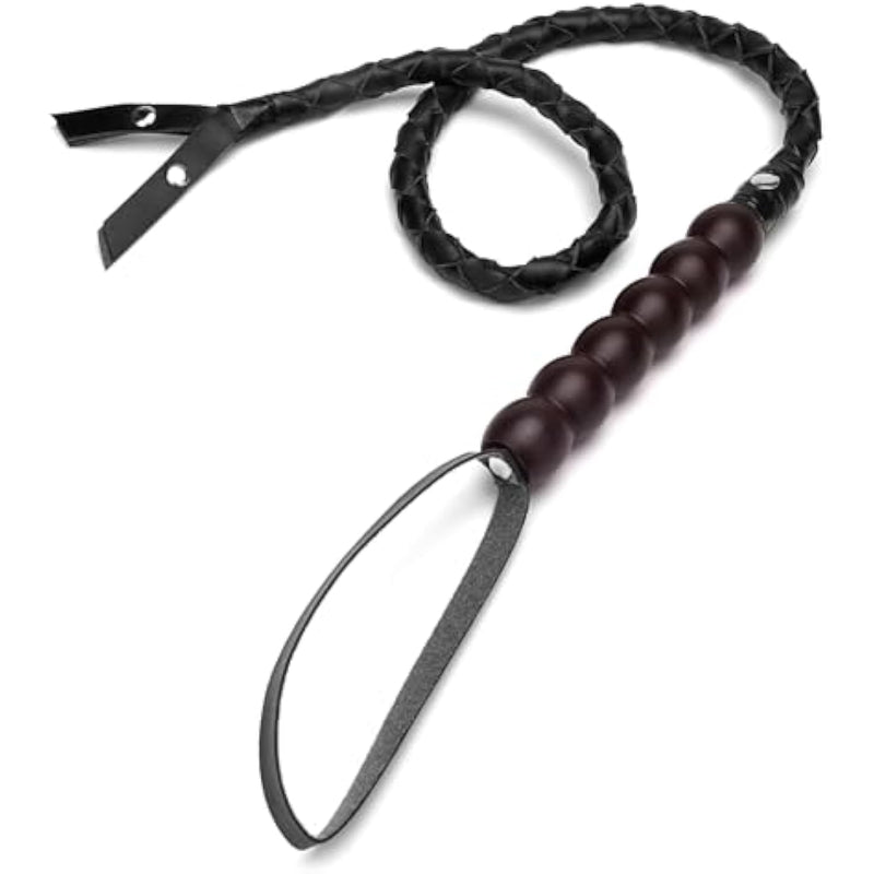 Sex Whip For Training Sm Leather Restraint Bdsm Bondage Sex Role Play Training Whip Sex Toy For Couple Flriting And Teaser Whip For Bdsm Role Play