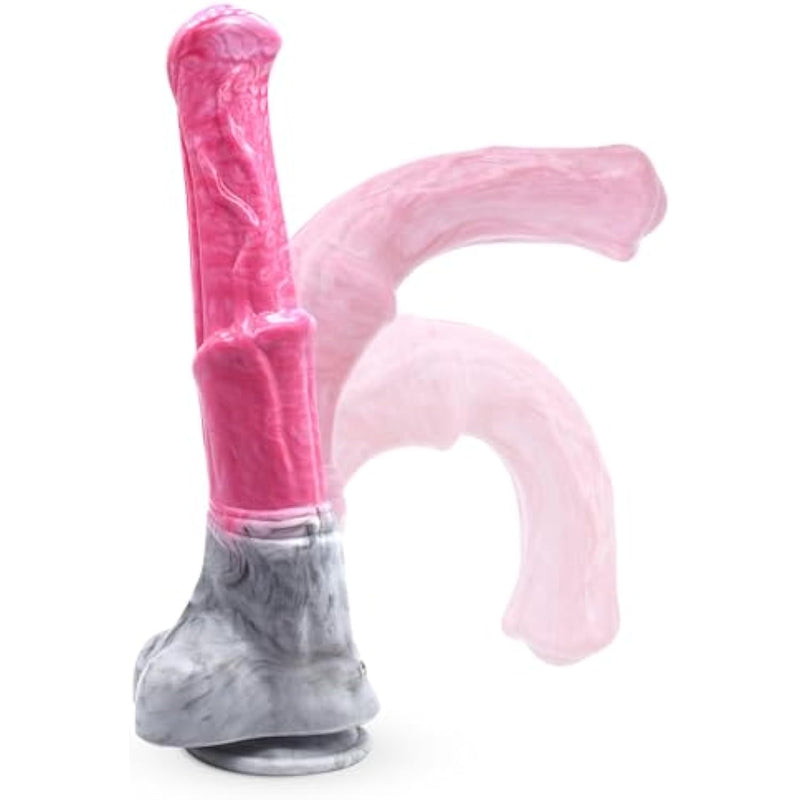 Horse Dildo Realistic Silicone Monster Anal Dildo 12Inch Long And Thick Dildos Anal Sex Toy With Suction Cup, Big Adult Toy For Men Gay And Women Strap On