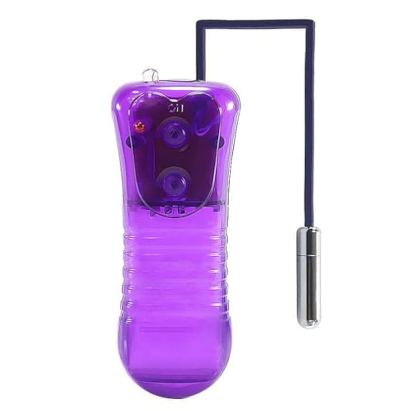 Urethral Vibrator 12 Frequency Stainless Steel Vibrating Urethral Sound Penis Plug Male Masturbation Toy Urethral Plug Dilator For Men