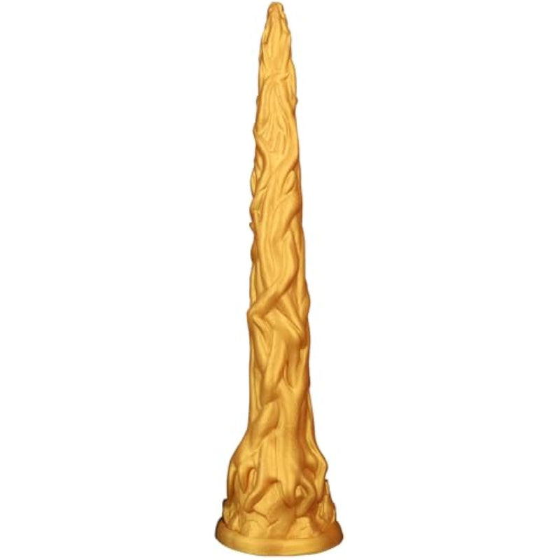 10.6" Anal Plug Anal Toys Butt Plug Anal Dildo G-Spot Stimulation Sex Toys Premium Silicone Dildo Prostate Massager Anal Training Buttplug Female Sex Toys Male Sex Toy, Golden