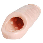 XL Penis Enhancement Device with Textured Sleeve and Vein Pattern
