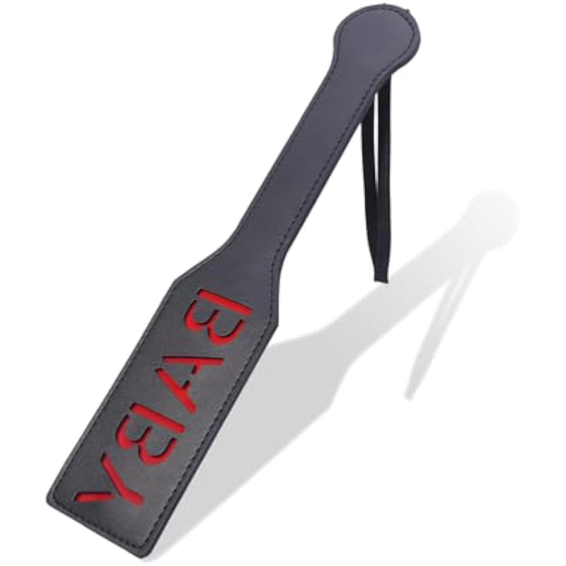 Baby Spanking Paddle For Adult Sex Toys, Faux Leather Bondage Sexual Paddles Bdsm Set