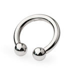 Adult Sex Toy Metal Open Penis Delay Ring Sm Male And Female Training Bondage Cock Ring Penis Ring For Men Exercise Enhancement