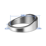Stainless Steel Male Penis Rings Delay Glans Ring Cock Stretcher Penis Weights For Longer Stronger Pleasure Adult Sex Toys (S)