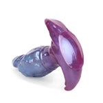 Alien Anal Plug With Anchor Base, Soft Silicone Penis Head Butt Plug, Waterproof Vibrant Colors Adult Sex Toys For Men And Women Perfect For Anal Play (Medium)