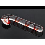 Glass Dildo Adult Sex Toy, Crystal Anal Butt Plug Unisex Pleasure Wand For Men Women