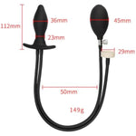 Sm Silicone Anal Trainer Adult Sex Toy Inflatable Anal Plug Butt Game Toy Unisex Butt Plug Sex Toy Stimulator For Couple Prostate Massage & Pleasure