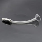 Anal Plug For Men And Women, Stainless Steel Metal Funnel-Shaped Infusion Device, Transparent Hose Anal Plug, Sex Toys