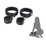 Bdsm Sex Bondage Handcuffs Kit Wrist Thigh Restraints Cuffs Set With Adjustable Leg Straps Handcuffs Erotic Sex Toys For Women Ladies Adults Couples Beginners Sm Sex Game Slave Role Play