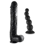 20.3 Inch Extra Large Long Dildo + 6.7 Inch Anal Butt Plug Trainer (S)