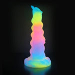 10.6 in Realistic Silicone Dildo ?Fantasy Monster Colorful Creature Thin Dildos Dragon Penis Anal Plug Sex Toy for Women Men Couple Play Game?Big Dragon Knot Dildowith Strong Suction Cup (L)
