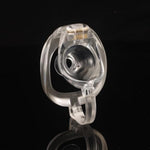 Breathable Resin Chastity Cage With Multiple Cock Sizes?Detachable Hooks And Accessories, Penis Cage Adult Sex Toys Bdsm Bondage Devices (Transparent, Nu)