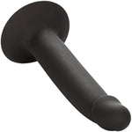 Silicone Slim Anal Stud, 5.25 Inch Butt Plug With Suction Cup - Se-0416-05-2 Black