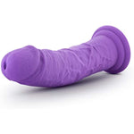 Eden Adult Sex Toy - Realistic Silicone Dildo - 8.5 Inch - Strong Suction Cup For Hands-Free Play - Soft Thick & Flexible Penis For Anal, Vaginal, & G-Spot Stimulation - Women, Men, Couples - Purple