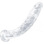 13 Inch Huge Realistic Dildo Clear Anal Adult Toy, Big Long Dildo With Small Glans For G Spot Anal Stimulation, Body-Safe Material Jelly Thin Dildo With Suction Cup, Anal Sex Toys For Men Women Couple