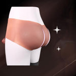 Elastic Liquid Silicone Hollow Male Enalrge Sleeve,Soft Wearable Realistic Dildo Panties,8.26 Inch Strap On Dildo Adult Sex Toy For Men Women Couple