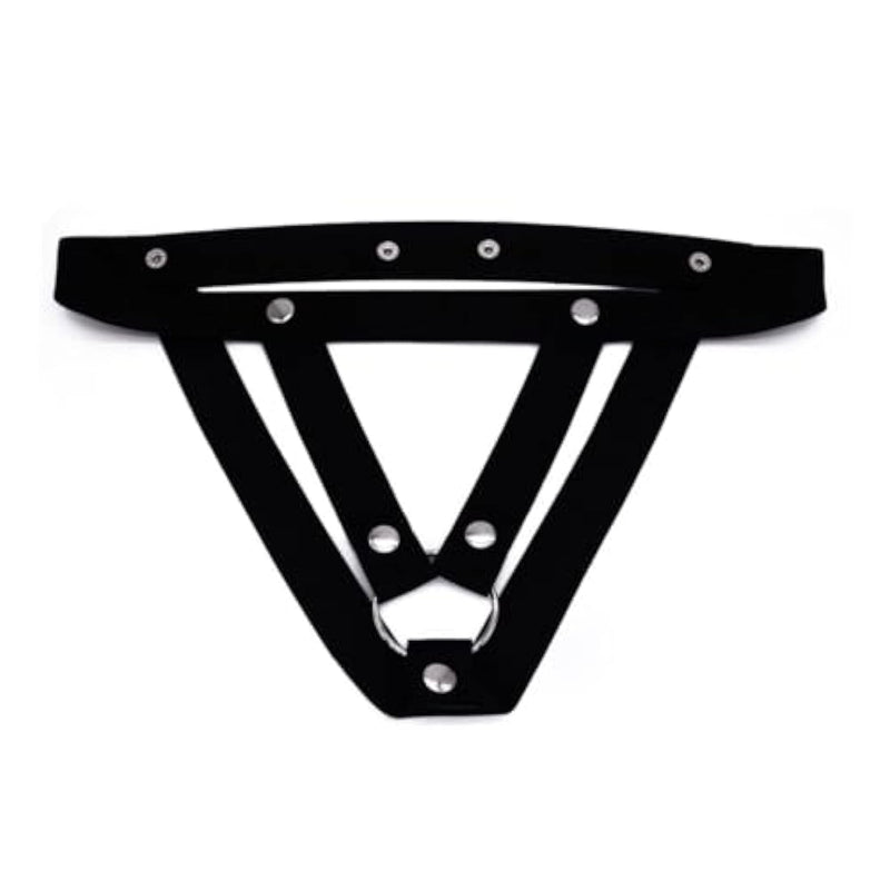 Chastity Belt Bdsm Male Chastity Cage Belt Chastity Belt For Men Chastity Devices Anti-Off Accessories Adjustable Auxiliary Belt (Black)