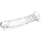 9.6 Inch Big Clear Realistic Dildo For Sex Women'S, Body-Safe Material Lifelike Large Penis With Strong Suction Cup For Hands-Free Anal Play For Man Couple