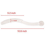 Super Long Glass Prostate Massager Penis Stick Anal Plug Dildo Wand