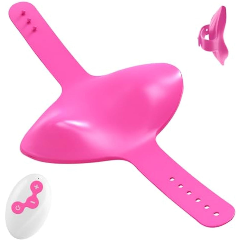 Remote Control Vibrator Couples Sex Toys, Wearable Panty Couple Vibrator With Remote, Vibrating Panties With 10 Vibration Settings, Mini Bullet For Women (Rose Red)