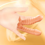 Finger Sex Toy G-Spot Finger Condom Sleeves Vagina Clitoral Massager Stimulator Orgasm Masturbator Erotic Sex Toys For Women Couples 2Pcs