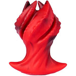 Anal Plug Sex Toy,Unique Design Prostate Massager,Ideal For Beginners To Experienced Users Platinum Silicone Material Red (S)