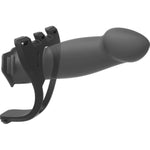 Doc Johnson Body Extensions - BE Bold - Hollow Strap-On System - Silicone Harness with Elastic Waist Band and Large Hollow Dildo