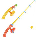 Magnetic Fishing Toy Pole 2 Pack For Replacement | No Fishes Are Included, Bathtime Carnival For Toddler Education Teaching, Party Fishing Poles Rod Ocean Sea Animals Birthday Gift (X-Large)