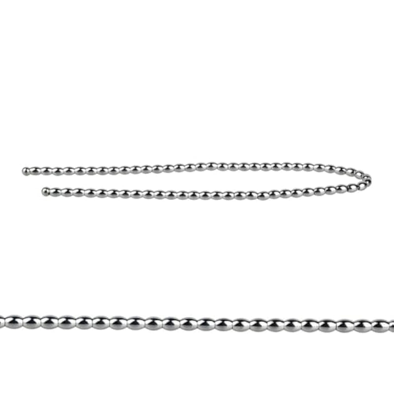 Penis Plug Adult Sex Toys - Ctheters & Sounds Smooth Pull Bead Urethral Dilator For Both Ends Stainless Steel Urethra Sounding Rod For Men Masturbation (S)