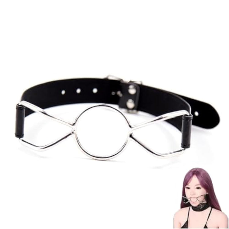 Gag Mouth Leather Bondage Sm Open Mouth Gag Bondage Restraints Bite Gag Adult Fetish Sex Toys For Beginners Couples